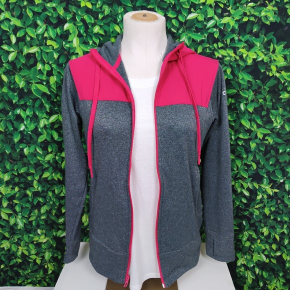 Adidas Climawarm Zip-Up Hoodie(Magenta & Grey) - Picture 5 of 8